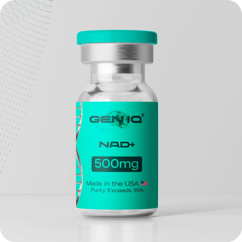 GEN IQ NAD+ — USA-made &middot; 99%+ purity &middot; third-party COA