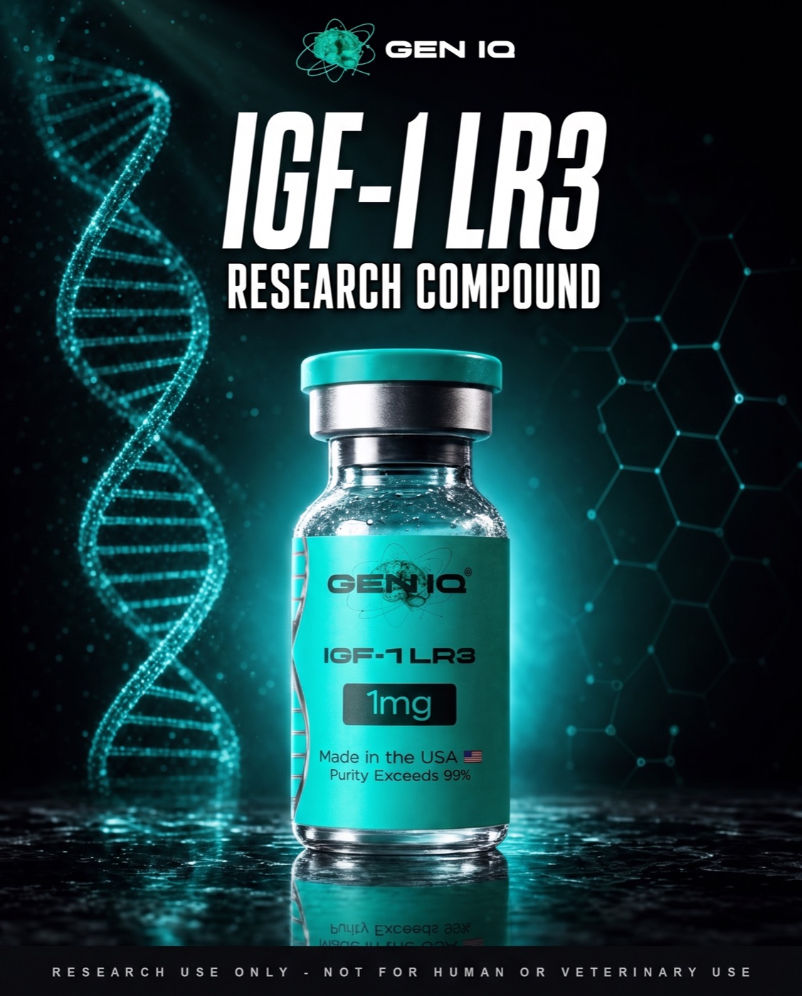 IGF-1 LR3 — 1mg — research-grade vial